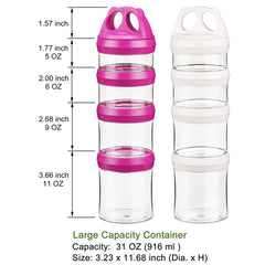BeneLabel transparent container body enables quick identification without opening.