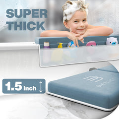Benicci baby bath seat with suction cups stays securely in place.
