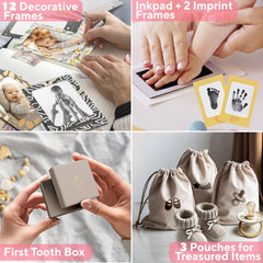 Clean touch inkpad for mess-free prints with the Benicci keepsake box