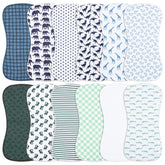 Benoxine baby burp cloths shoulder cover protects outfits from spills.