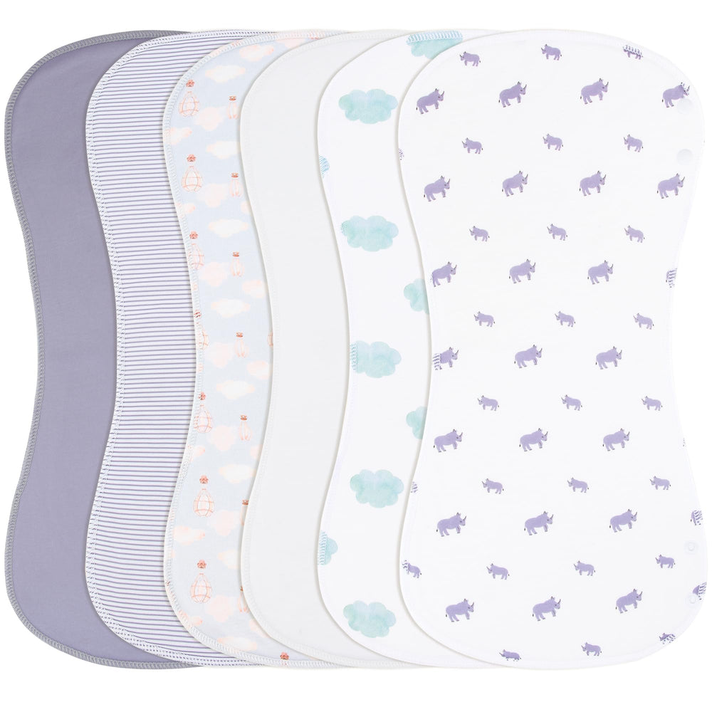 Benoxine burp cloth curve shoulder coverage protects outfits during feeds