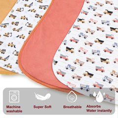 Neutral pattern keeps baby outfits coordinated while remaining stylish.