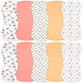 Benoxine burp cloth with soft microfiber front for gentle skin care and fast absorption.