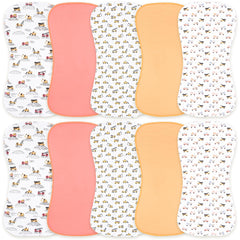 Benoxine burp cloth with soft microfiber front for gentle skin care and fast absorption.