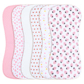 Benoxine burp cloths show three-layer cotton design for gentle skin and quick absorption