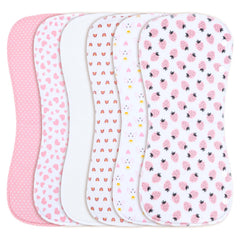 Benoxine burp cloths show three-layer cotton design for gentle skin and quick absorption