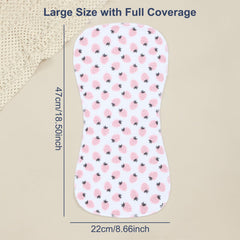 Benoxine convertible bib burp cloth design snaps into bibs for meals