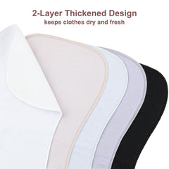 Benoxine burp cloths non-slip fleece back keeps clothes clean during burps
