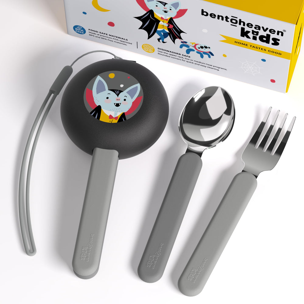 Bentoheaven Kids travel utensils case: durable portable set for meals on the go.