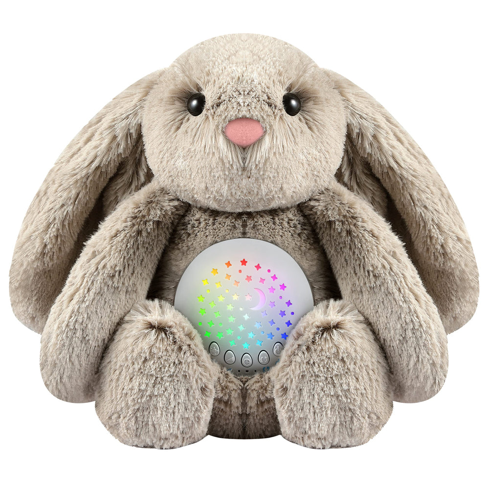 BEREST baby sleep soother rabbit with starry projector calms bedtime