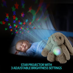 BEREST plush bunny offers cozy companionship during night hours