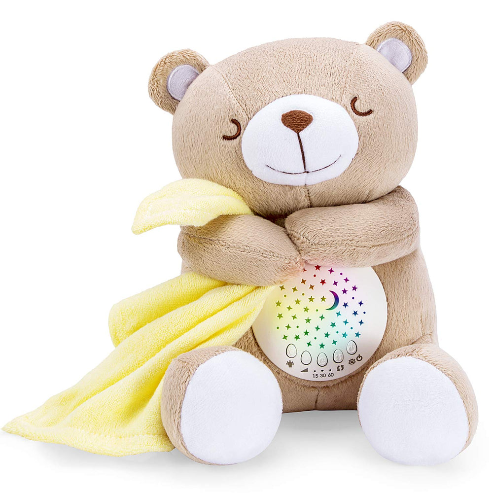 BEREST Rechargeable Sleep Soother Bear plush cuddles for bedtime comfort.