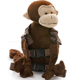 Berhapy orangutan toddler backpack for walks with a secure, kid-friendly design.