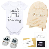 Berlune pregnancy sign keepsake wood serves as a durable dad reveal prop for keepsake photos