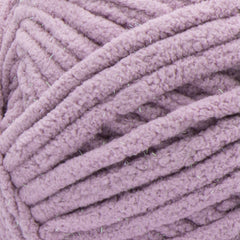 Bernat Baby Blanket Sparkle Planetary Purple Sparkle yarn spool ideal for quick, sparkle rich home projects