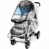 Berocia stroller rain cover with transparent shield for clear visibility and protection
