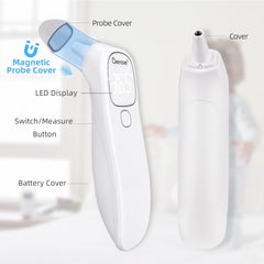 Berrcom device in forehead mode for fast family use.