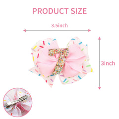 Besaleck pink bow hair accessory perfect for birthday party outfits.
