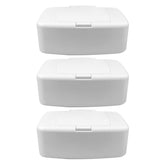 BESPORTBLE white wipe dispenser in PP plastic for compact, neat storage.