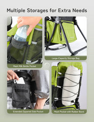 Besrey three-height-seat option grows with your child during hikes