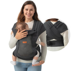 Besrey baby carrier in front carry with breathable mesh for close bonding