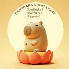 Bestfaith capybara night light side view for nursery ambiance