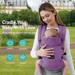 BethBear carrier neck support folded for baby's neck comfort on the go.