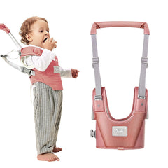 BethBear baby walking harness in summer pink, hero view showing gentle toddler support
