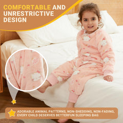BETTERFUN sleeping bag with two-way zipper for easy diaper changes
