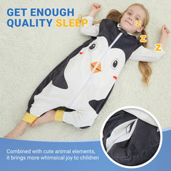BETTERFUN footed sleeping bag in breathable polyester keeps legs warm and comfortable