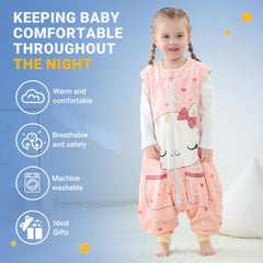 BETTERFUN sleeping sack two-way zipper eases diaper changes without waking baby