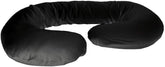 Betty Dain stretch jersey pillowcase for C-shape pillows; fits 60 x 25 inches in black.