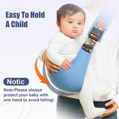 Beyoik Leaf Baby Sling with front and back buckles for secure wearing