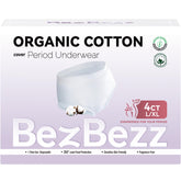 BezBezz organic cotton cover provides soft, breathable comfort for sensitive skin.