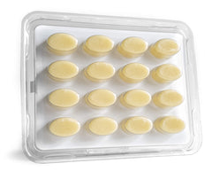 Bezwecken PG Ovals illustration demonstrating insertion for vaginal dryness relief