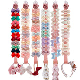 BFNAAgirl bow holder wall mount keeps bows neatly organized.