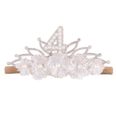 BFNAAgirl digital birthday crown headband for baby girls, ideal for photos.
