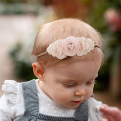 BFNAAgirl headband back cotton pad, soft against skin during long wear.