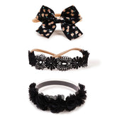 BFNAAgirl new model headband with flower collection for baby girls, soft and comfy