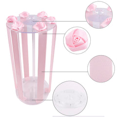BFNAAgirl pink hair bow organizer offers easy daily access.