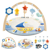 BG-BABYGO Baby Play Gym Ocean Adventure setup supports early exploration.