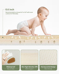 BG-BABYGO Foam play mat showing soft cushion and safe surface for crawling