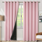 BGment Baby Pink blackout curtains collection for privacy and light control in a nursery.