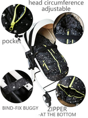 BGX Wipcream bottom two-way zipper enables feet exposure on milder days.
