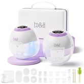 B&H bh breast pump with night light for discreet nighttime pumping