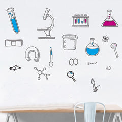 Bibitime flask illustrations bring whimsical charm and learning vibes to rooms.