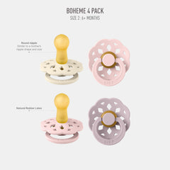 Each blossom mix nipple provides round shape easing sipping for nap time