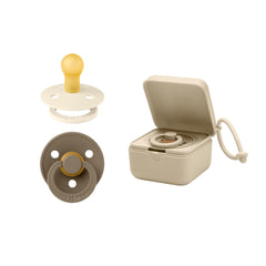 The BIBS colorful pacifiers assortment shows vibrant hues for soothing moments.