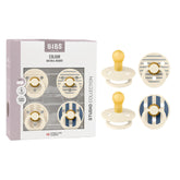 BIBS Colour Pacifier Ivory with round nipple for gentle soothing and easy latching