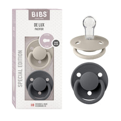 BIBS pacifier OneSize two-pack sand-iron for soothing baby moments